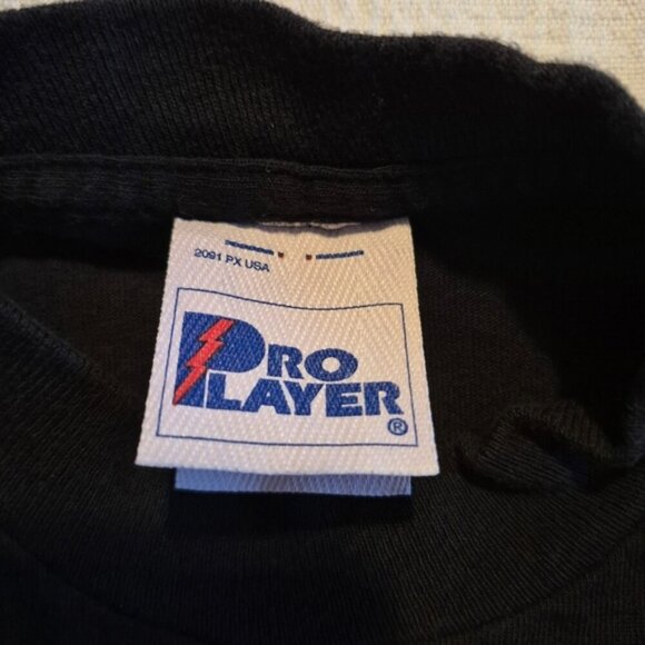 Boston Bruins boys size 18/20 black short sleeve shirt printed logo VGUC - Picture 3 of 6